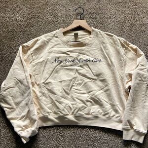 Sporty & Rich “NY Health Club” Crewneck Sweater